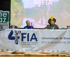 Abertura do 4º Fórum Internacional sobre a Amazônia. 10/06/2025. Foto: Beto Monteiro/Ascom UnB